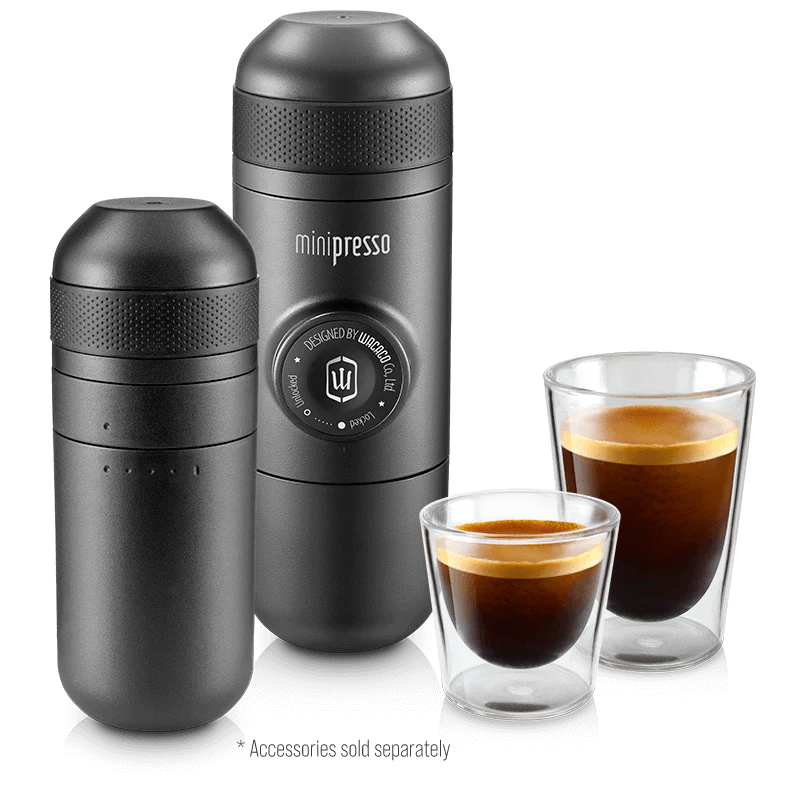 Minipresso NS de Wacaco. Espresso, Café, Barista, Café en cualquier lugar, Cafetera de viaje, café increíbles, minipresso, el mejor café, el mejor espresso, wacaco pipamoka, maquina de espresso, cafetera de bolsillo, cafetera compacta.
