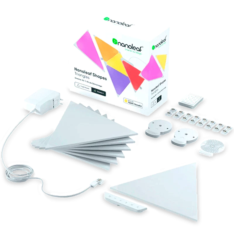 NANOLEAF SHAPES TRIANGLES STARTER KIT WHITE 7 PACK