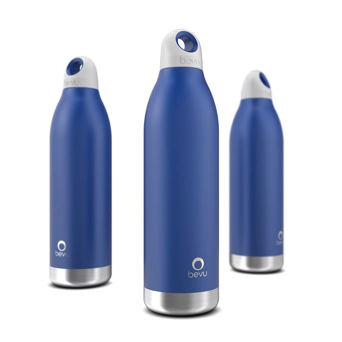 Osixstore Botella, Térmica, Bevu®, Bevu, Botellines 100% libre de BPA, BPA Free, Termo, Thermo Bottle Water Vacuun Insulated Hydration Healthy 48 Horas Frio, 8 Horas Caliente, Resistente, Acero Inoxidable, Doble Pared, Cobre, No Suda, Capacidad 18oz, Capacidad 550ml, Cierre Hermético, Sello Hipoalergénico, Reutilizable Cobalt, Cobalto, Azul Oscuro, Azul Cobalto BV550-CBLT.