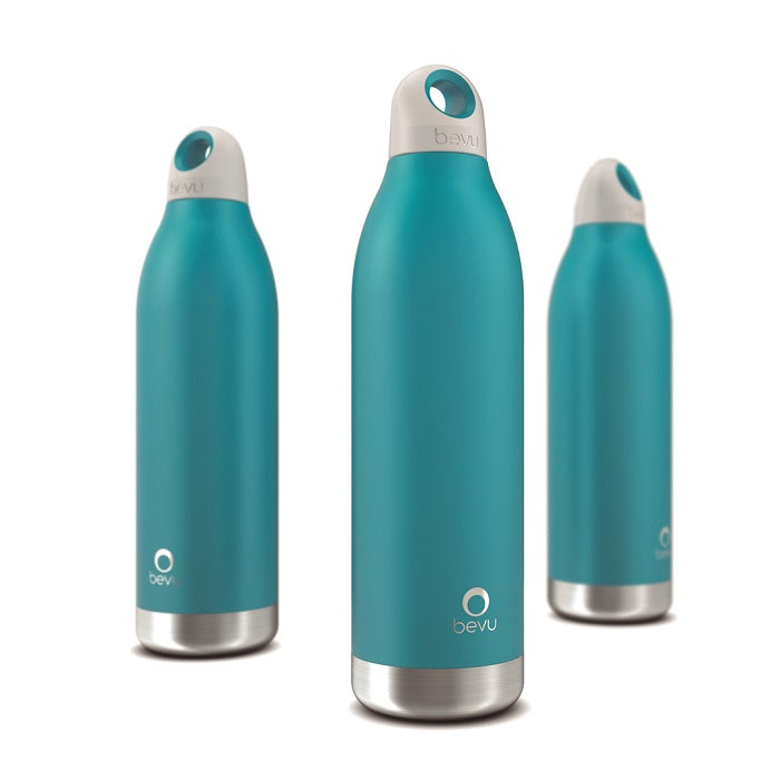 Osixstore Botella, Térmica, Bevu®, Bevu, Botellines 100% libre de BPA, BPA Free, Termo, Thermo Bottle Water Vacuun Insulated Hydration Healthy 48 Horas Frio, 8 Horas Caliente, Resistente, Acero Inoxidable, Doble Pared, Cobre, No Suda, Capacidad 18oz, Capacidad 550ml, Cierre Hermético, Sello Hipoalergénico, Reutilizable Teal, Verde Azulado BV550-TL.