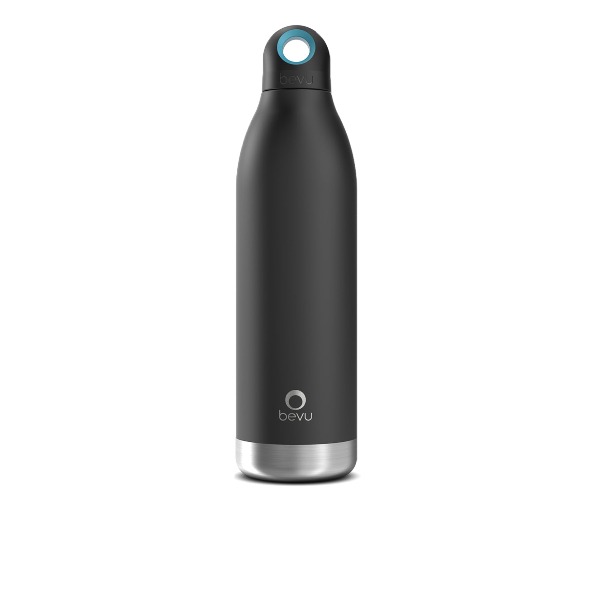 Bevu® Duo Thermal Bottle Black 550ml/18oz Life Blue