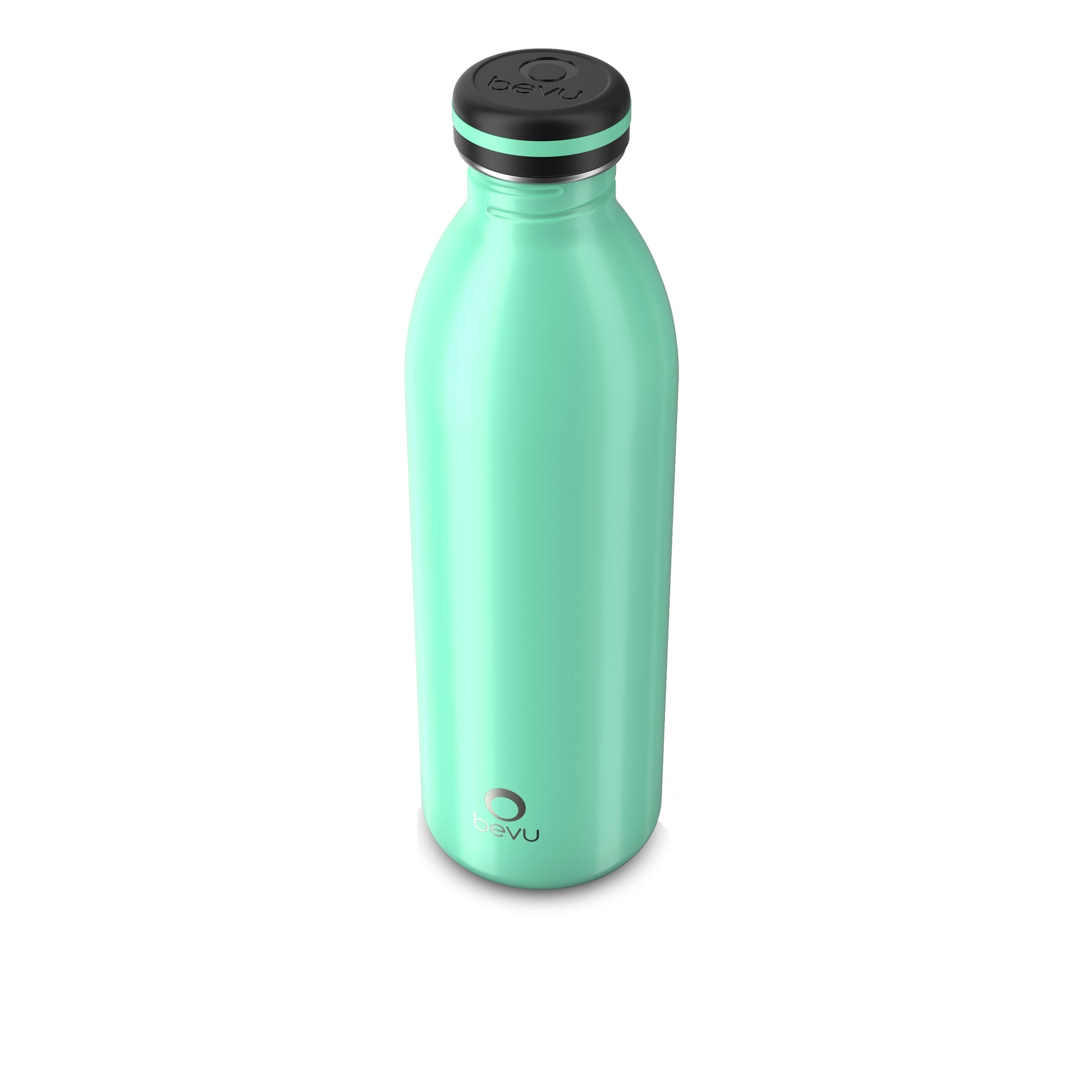 Bevu® One Mint Single Wall Bottle 750ml / 25oz Life Blue