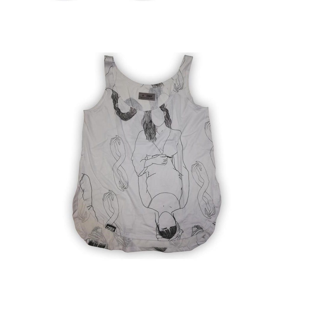 Tank Top Osix Wear Bomba Stereo White