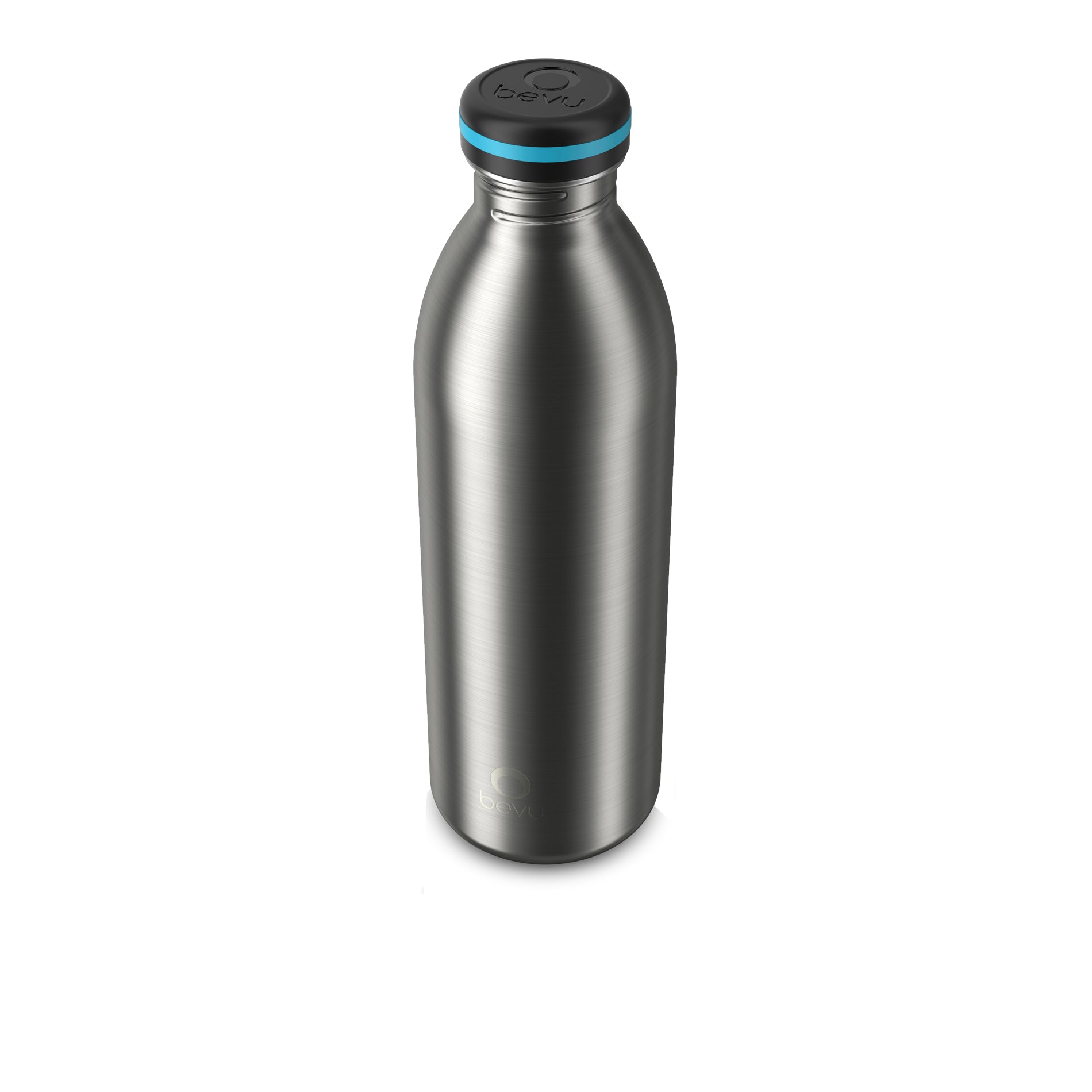 Bevu® One Botella Pared Simple Steel 750ml / 25oz Vida Azul