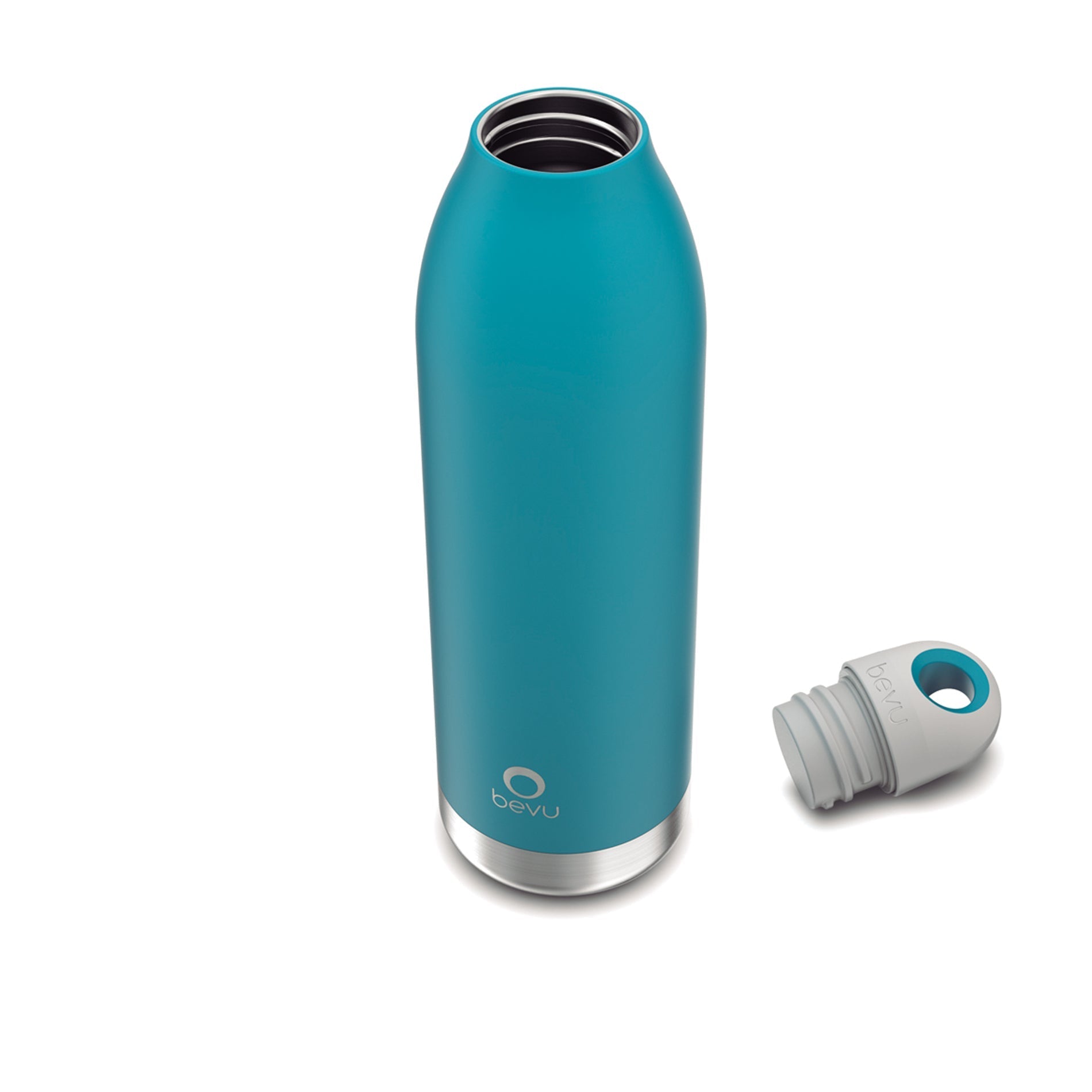 Bevu® Duo Teal Thermal Bottle 550ml/18oz Life Blue