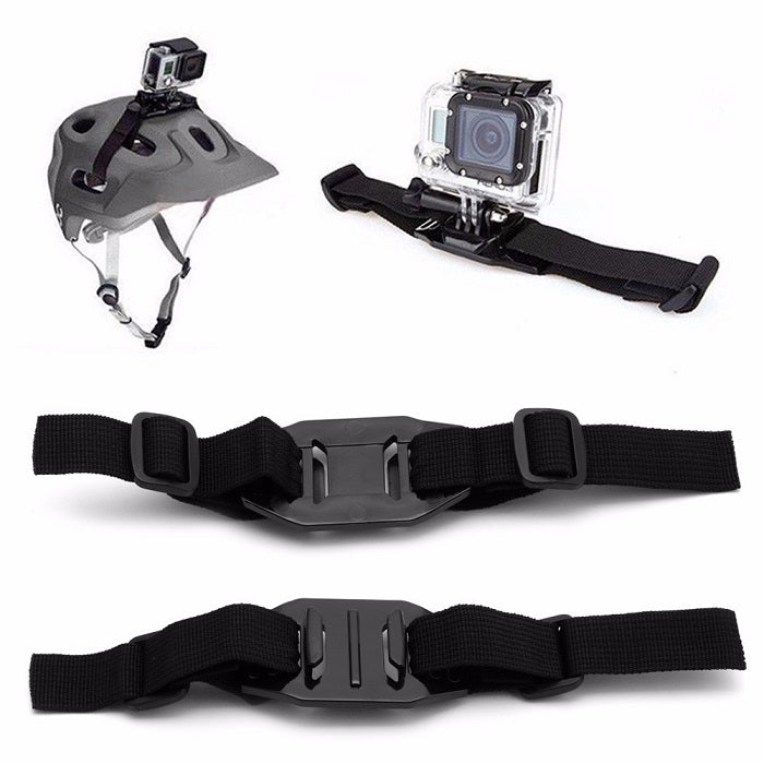 Osixstore GoPro Soporte de Correa Para Cascos Deportivos Ventilado casco ranurado para bicicleta, esqui, kayak o deportes accesorios accesorio Hero 5 Hero 6 Hero 7 Hero 8 Max Hero 2018 Ciclismo GVHS30.