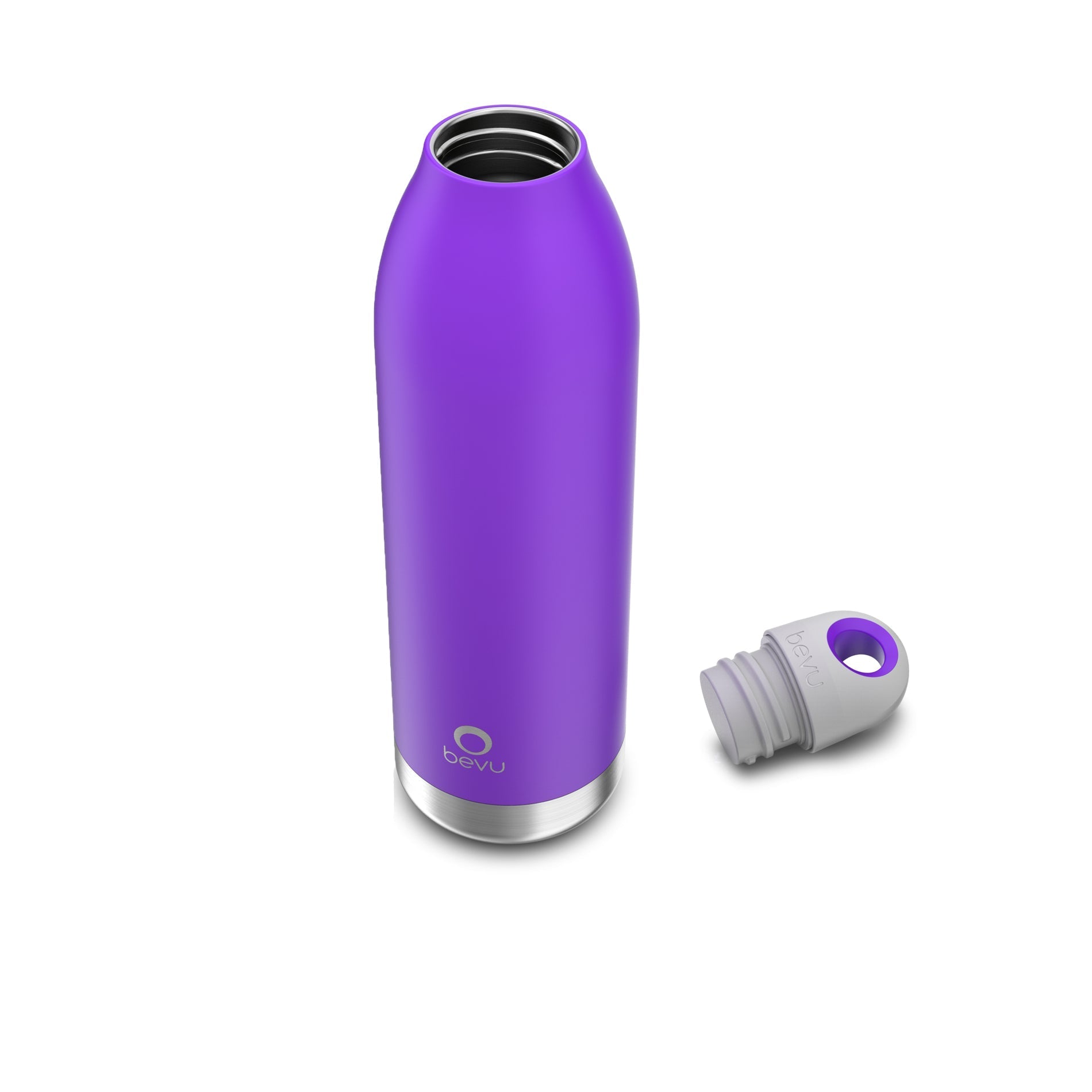 Bevu® Duo Violet Thermal Bottle 550ml/18oz Life Blue