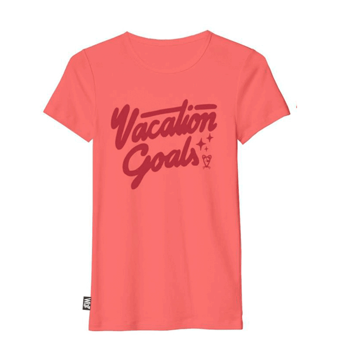 Shirts - Camiseta marca Wizz para Mujer cuello redondo, modelo Vacation. - WIZZ - OsixStore