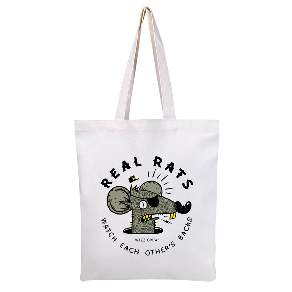 Accesories - Bolsos Tote Bags Bargain Canvas, modelo Real Rats. - WIZZ - OsixStore