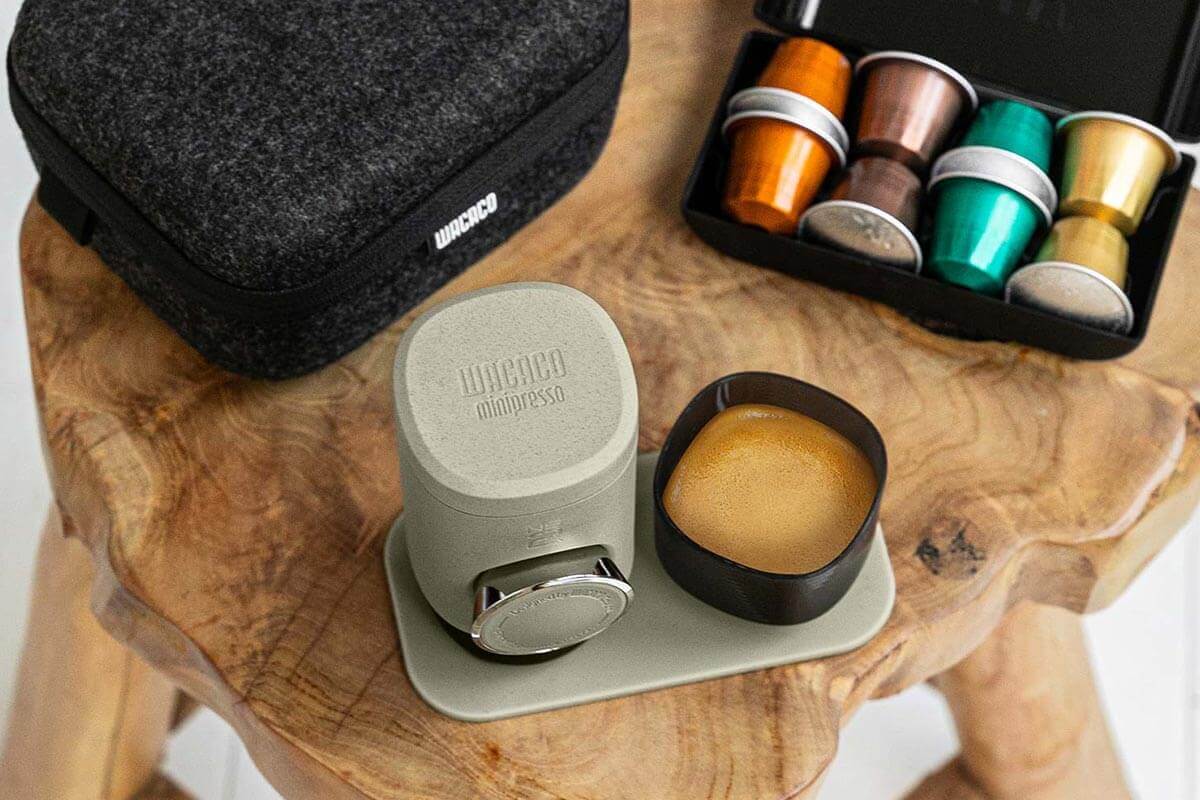 Estuche minipresso NS2. Espresso, Café, Barista, Café en cualquier lugar, Cafetera de viaje, café increíbles, minipresso, el mejor café, el mejor espresso, wacaco pipamoka, maquina de espresso, cafetera de bolsillo, cafetera compacta