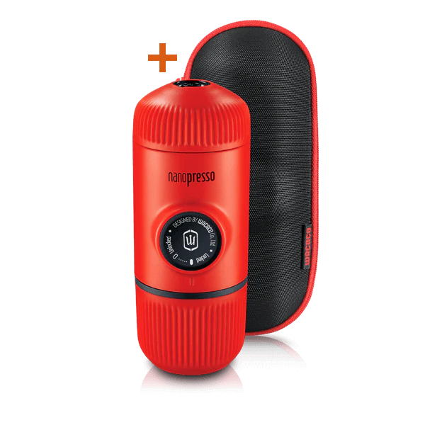 Wacaco Nanopresso con funda protectora. Espresso, Café, Barista, Café en cualquier lugar, Cafetera de viaje, café increíbles, minipresso, el mejor café, el mejor espresso, wacaco pipamoka, maquina de espresso, cafetera de bolsillo, cafetera compacta