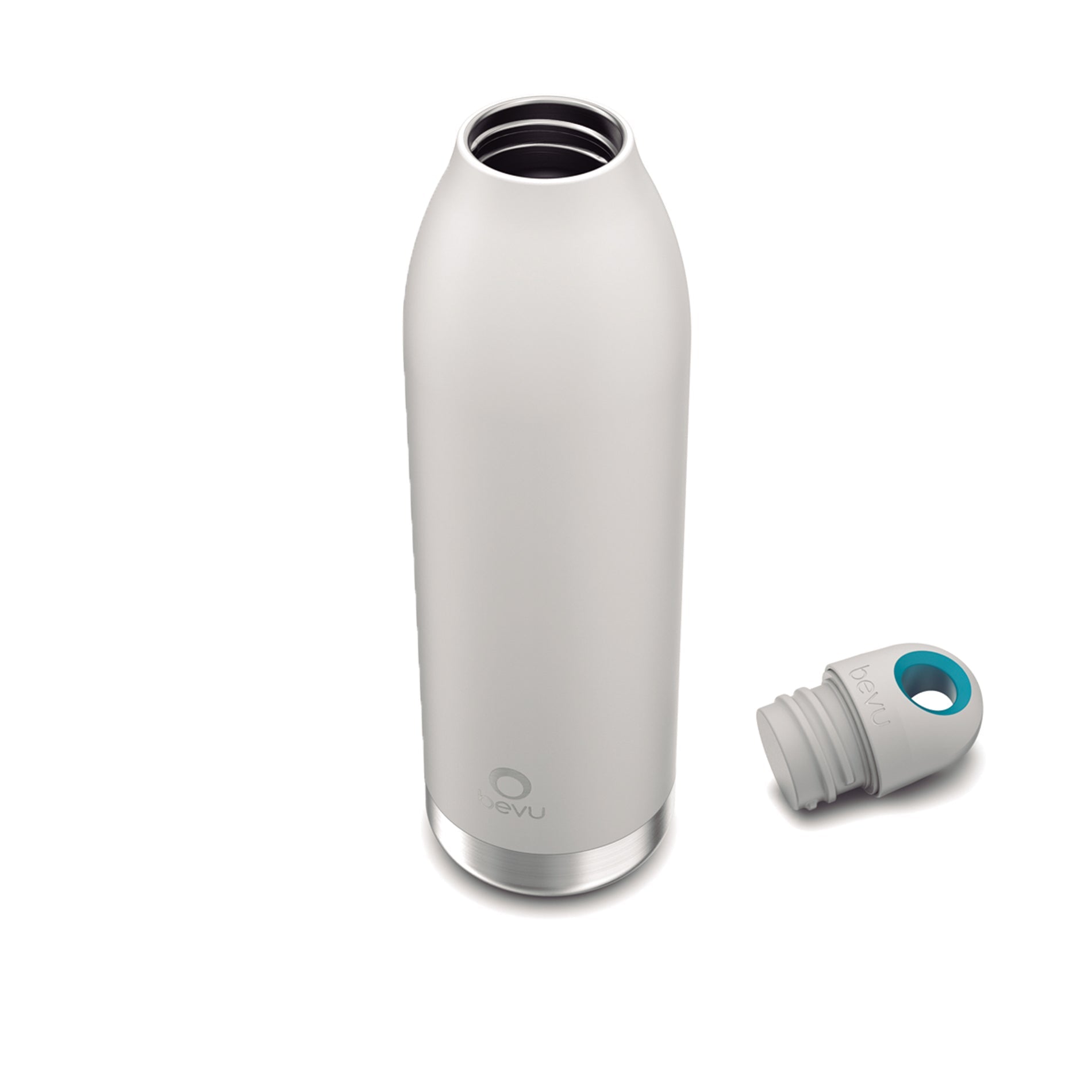 Bevu® Duo Thermal Bottle White 550ml/18oz Life Blue