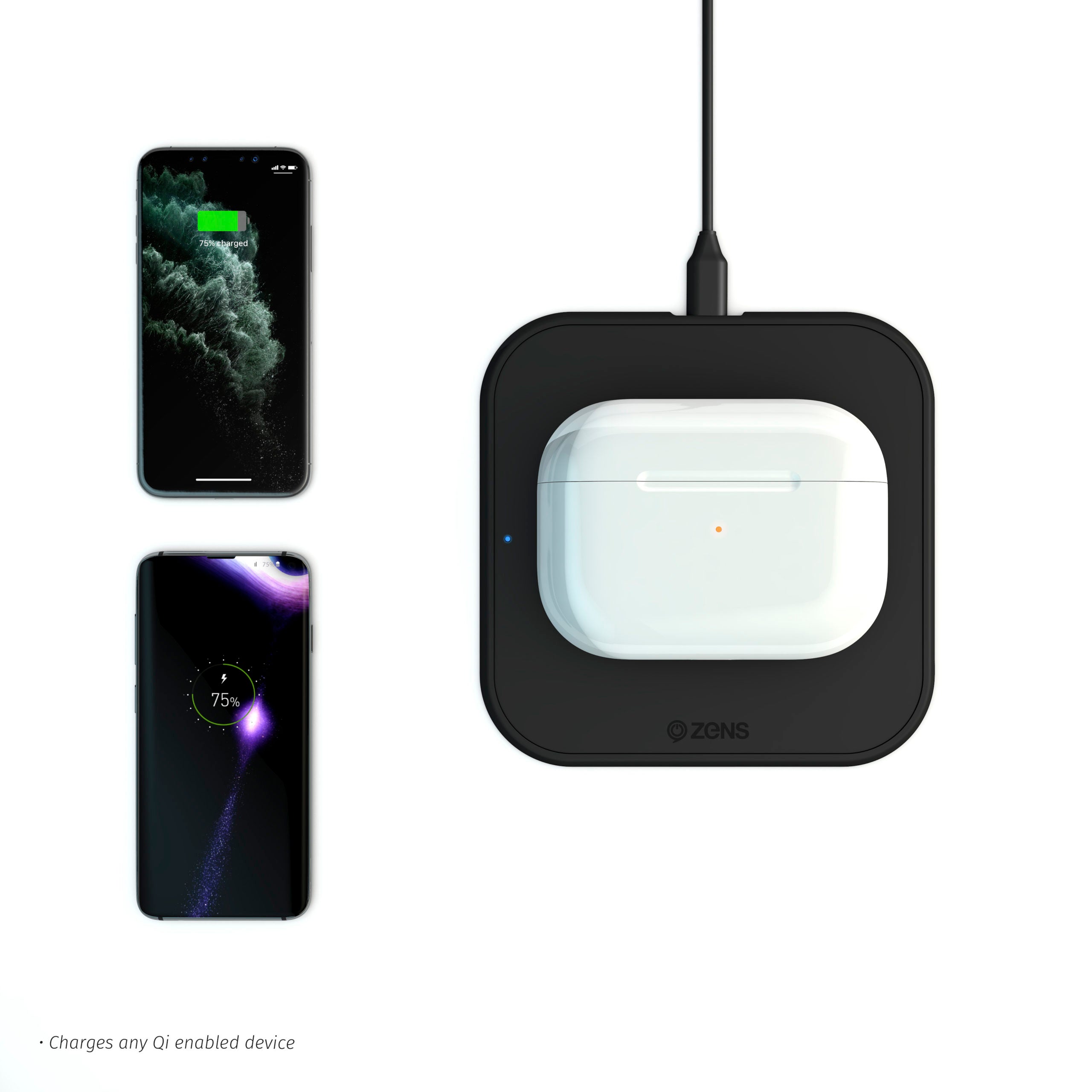 10W wireless charger with fast charging for Apple iPhone and Samsung