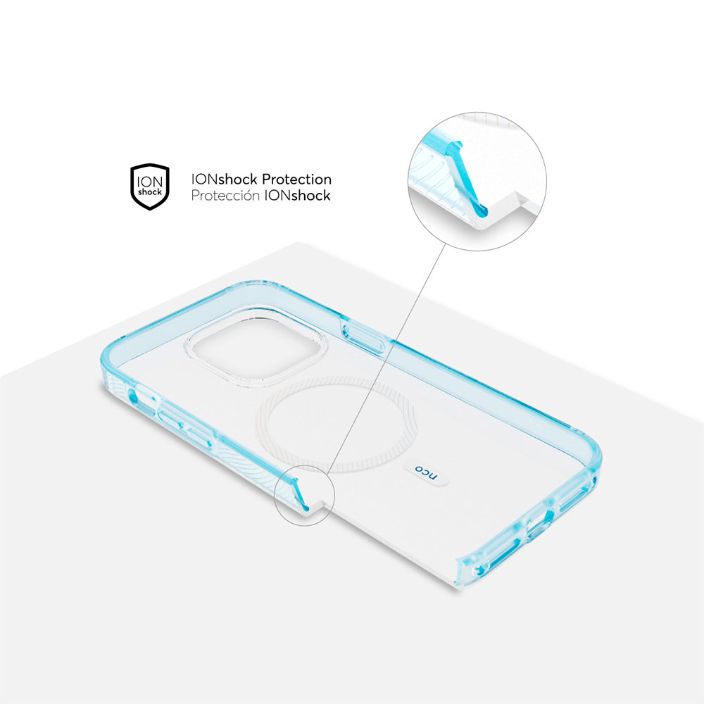 NCO SafeCase Force con MagSafe para iPhone 14 Pro Max - Transparente