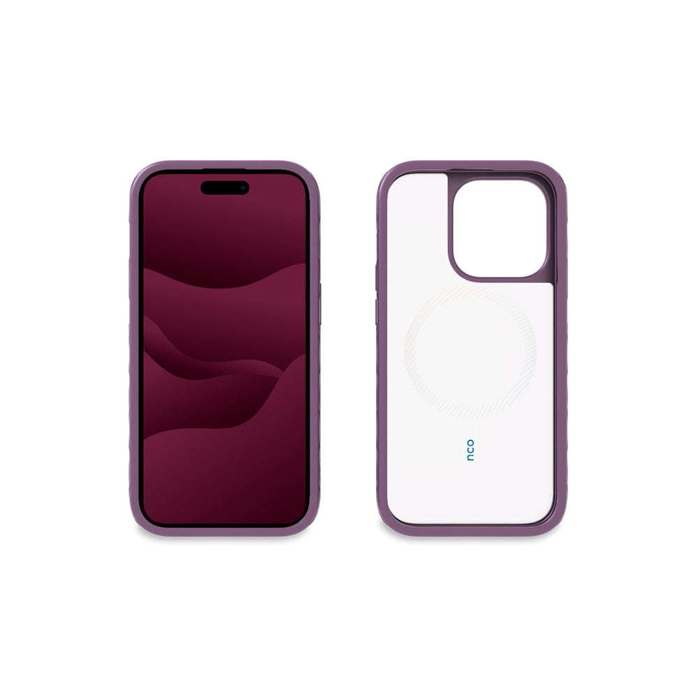 NCO SafeCase GRIP con MagSafe para iPhone 14 Pro - Morado