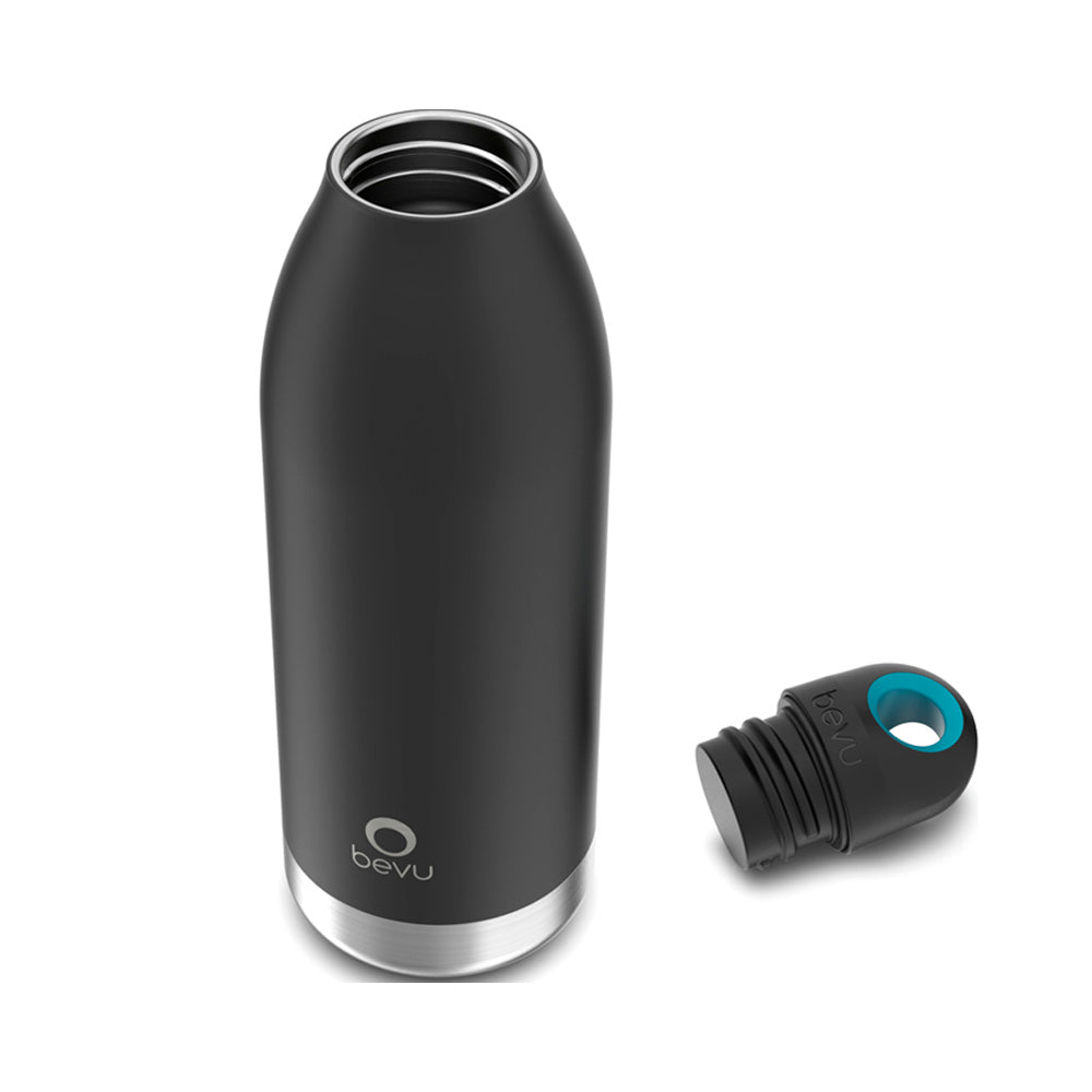 Bevu, Duo, Termo, Botella, Térmica, Bevu®, 100% libre de BPA, BPA Free, Thermo Bottle Water Insulated Bottle Vacuum Hydration Healthy 48 Hrs Frio, 8 Hrs Caliente, Resistente, Acero Inoxidable, Doble Pared, No Suda, Capacidad 15oz, Capacidad 450ml, Cierre Hermético, Sello Hipoalergénico, Reutilizable, BV450