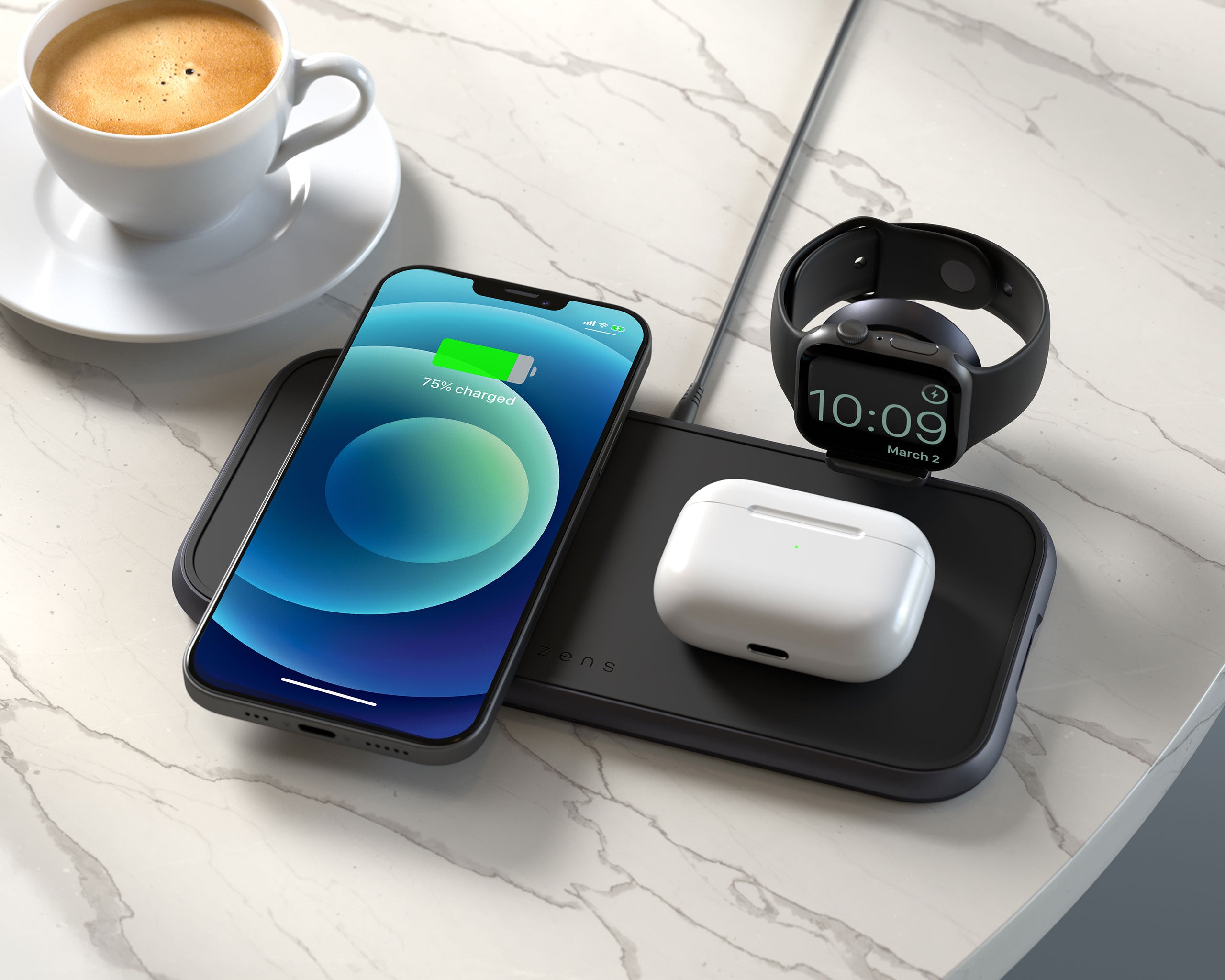 Wireless Charger (incl. Apple Watch USB stick) 4-in-1